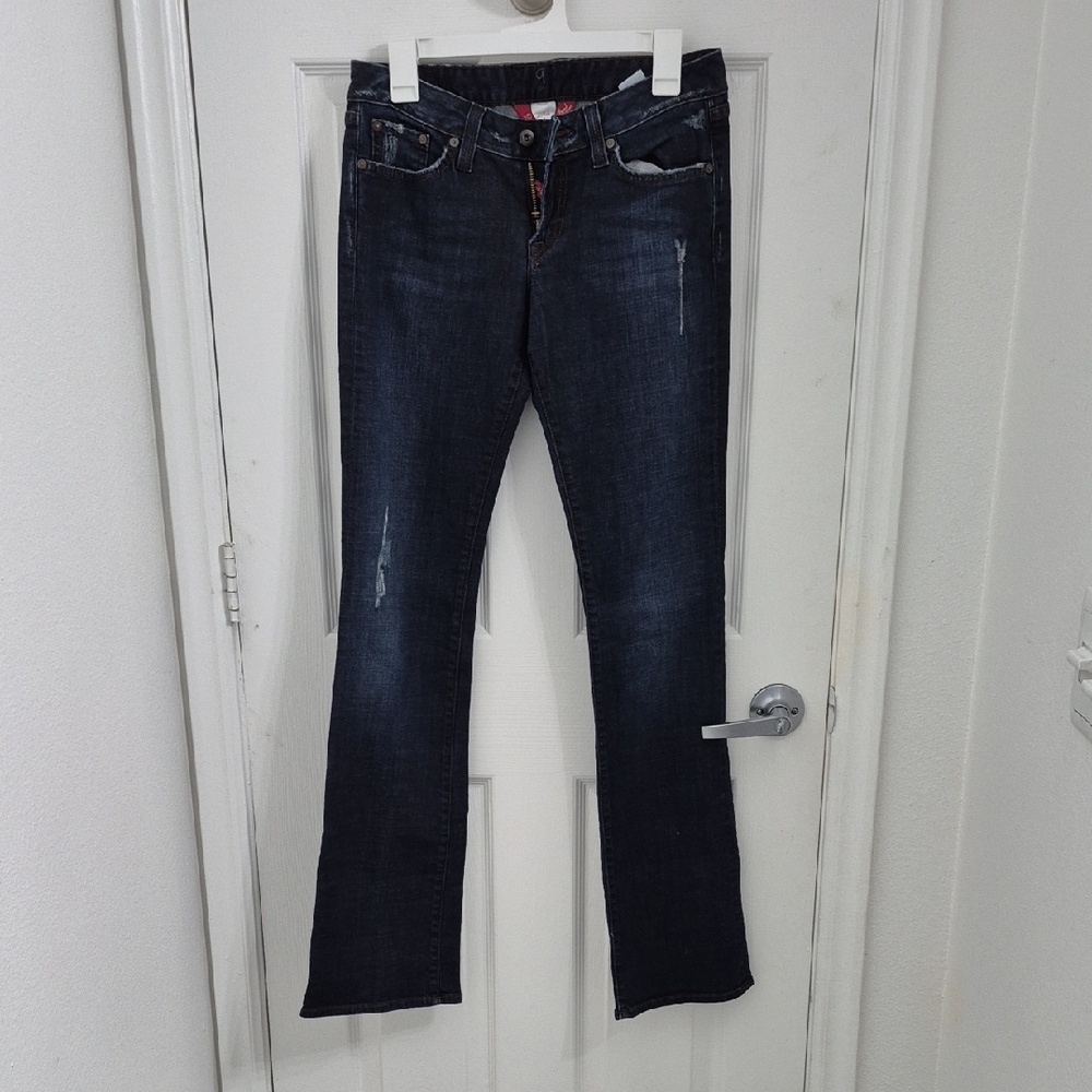 Lucky Brand Lola Boot Blue Jeans Size 6/28